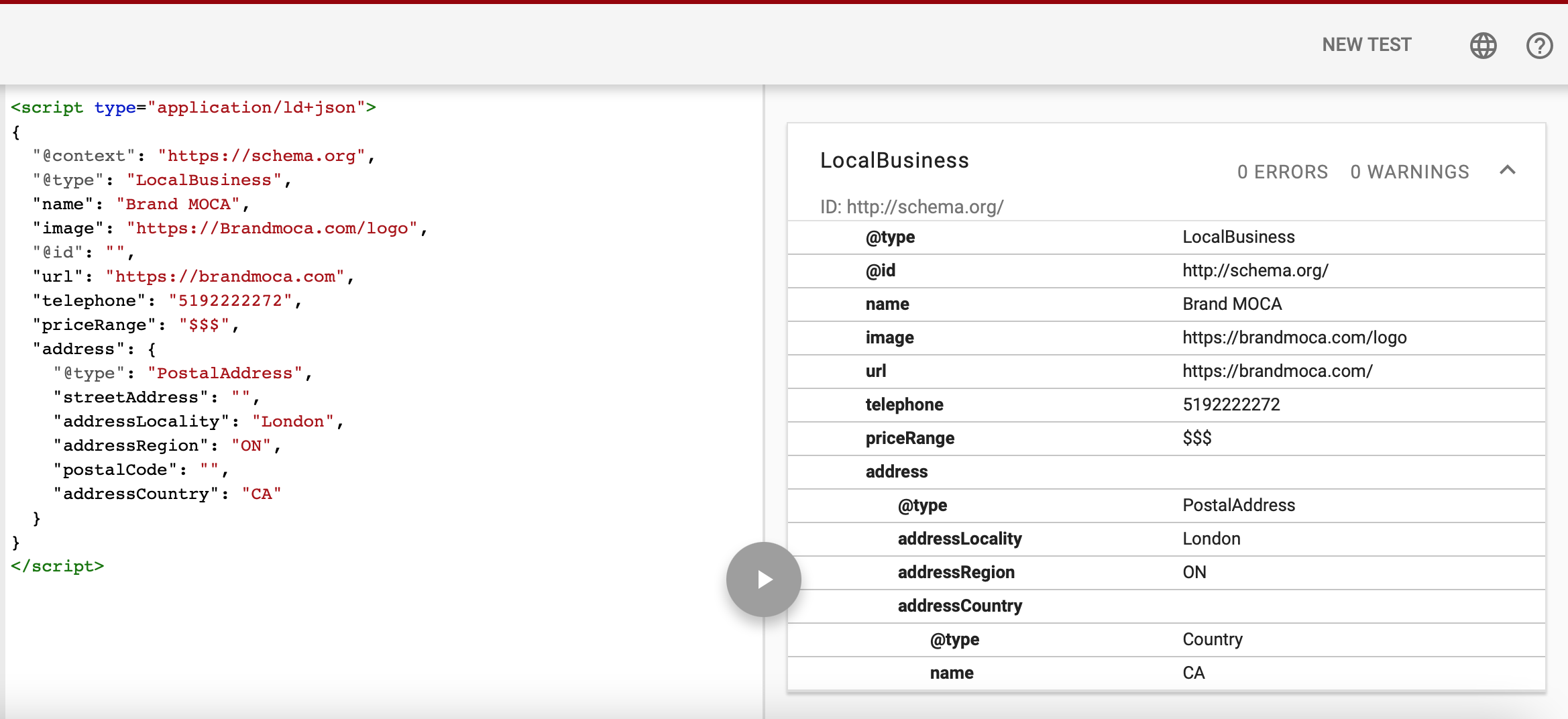 SCHEMA MARKUP